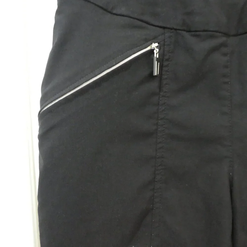 Jamie Sadock Black‎ Stretch Pull-on Knee Length Golf Capris Womens 6